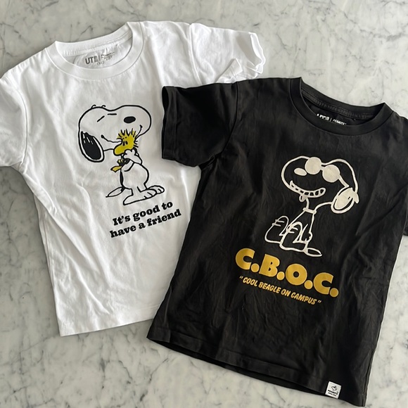 Peanuts Uniqlo kids t-shirts - Picture 1 of 10